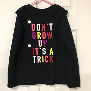 🎀4/$15 Garanimals Long Sleeve Girls Black Top 7